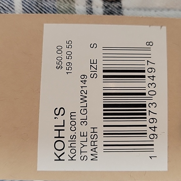 Levi's black & white plaid button front shirt - Picture 3 of 7